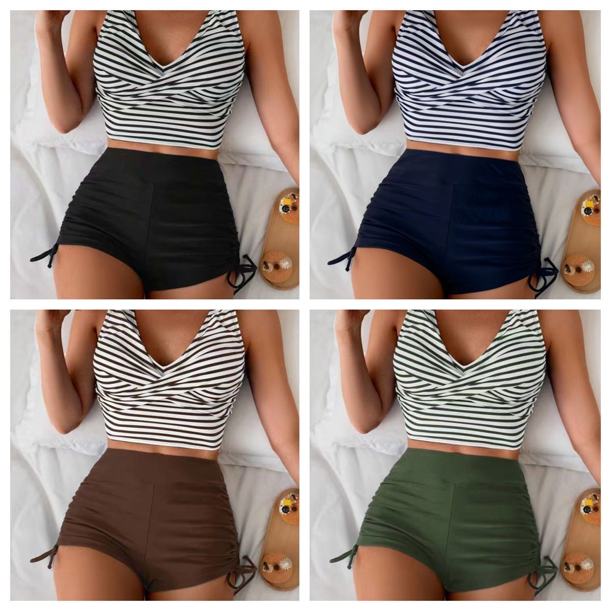 Women Swimwear Bikini Crop Top - đánh giá và giá Tops
