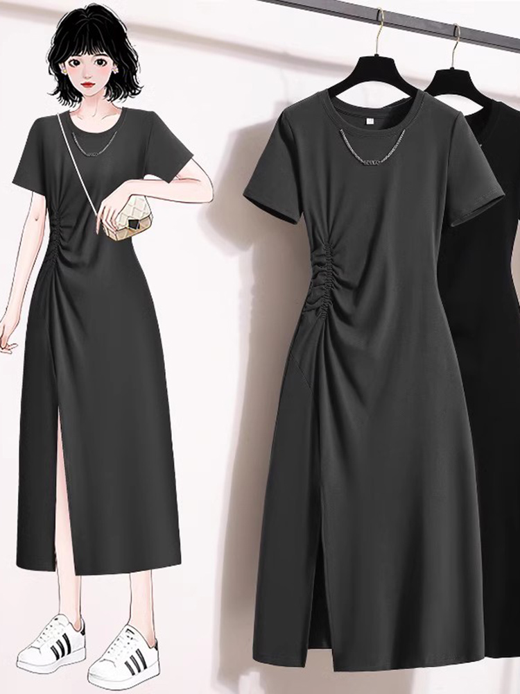 Casual Elegant Short Sleeve Dr - đánh giá và giá Korean Style A Line Shirt Dress
