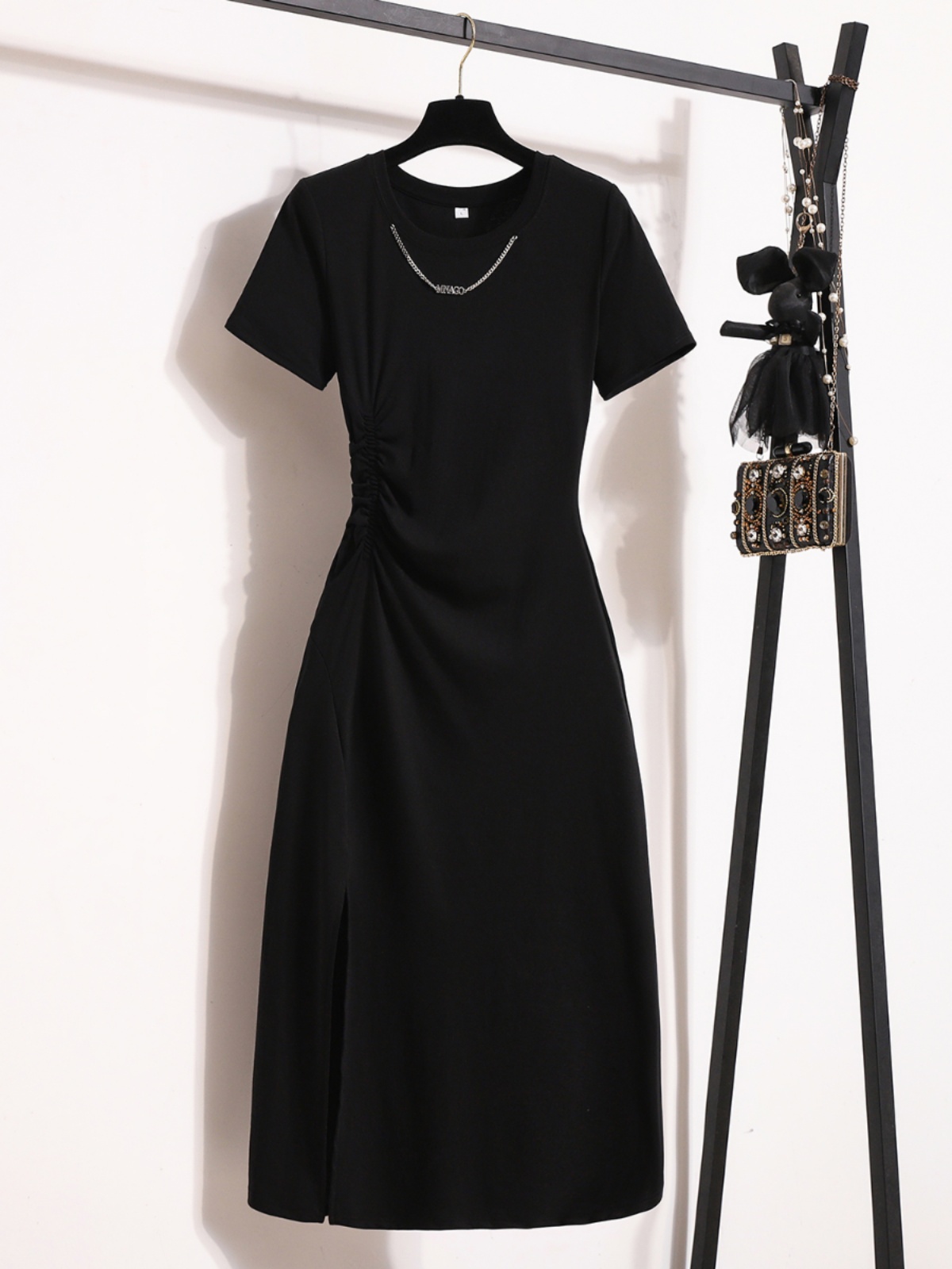 Casual Elegant Short Sleeve Dr - đánh giá và giá Korean Style A Line Shirt Dress