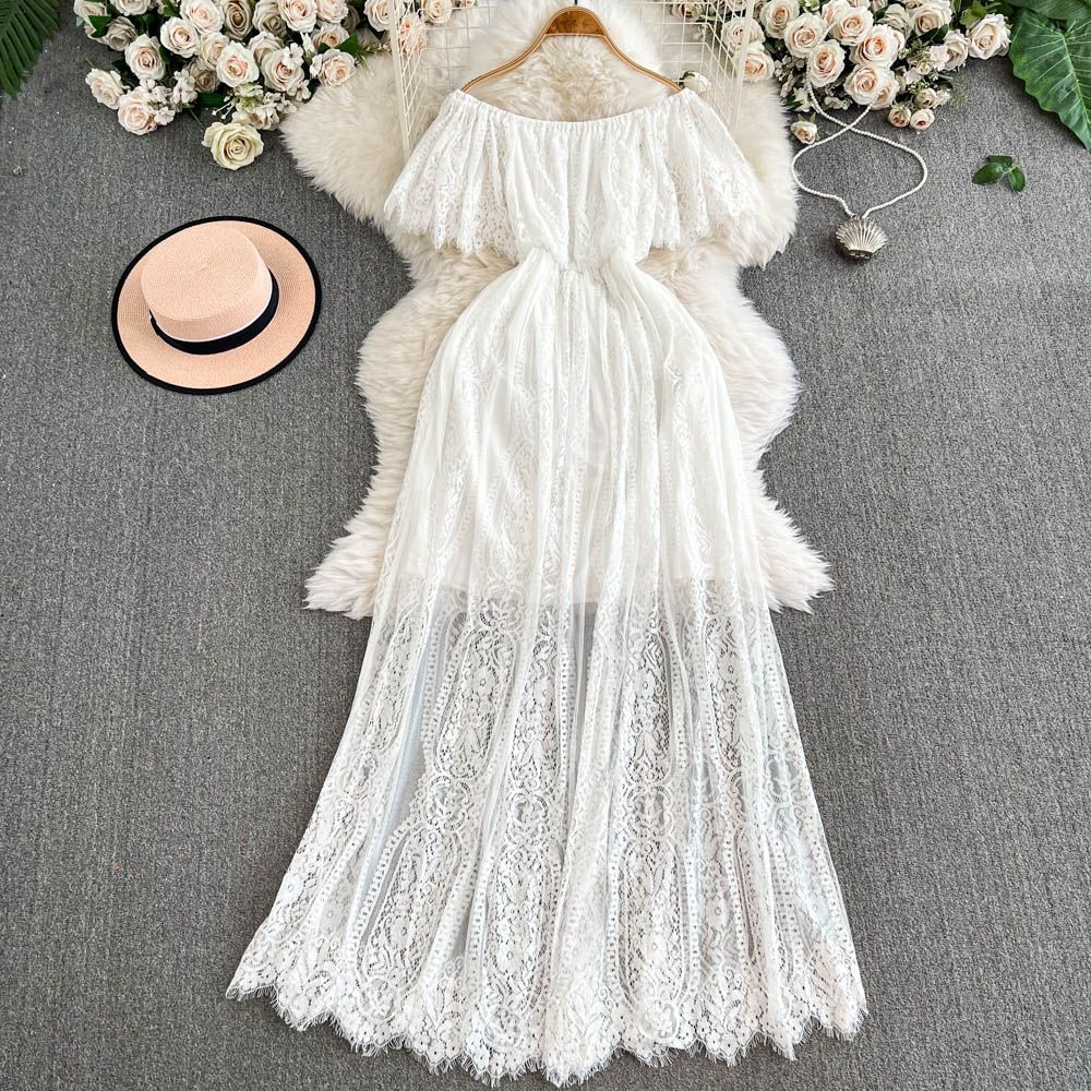 Womens Maxi Dress Off The Shou - đánh giá và giá Boho Summer Beach Maxi Dress