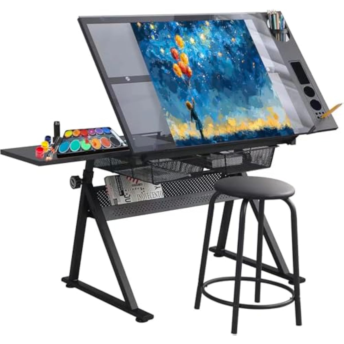 Adjustable Height Drafting Des - đánh giá và giá Tops