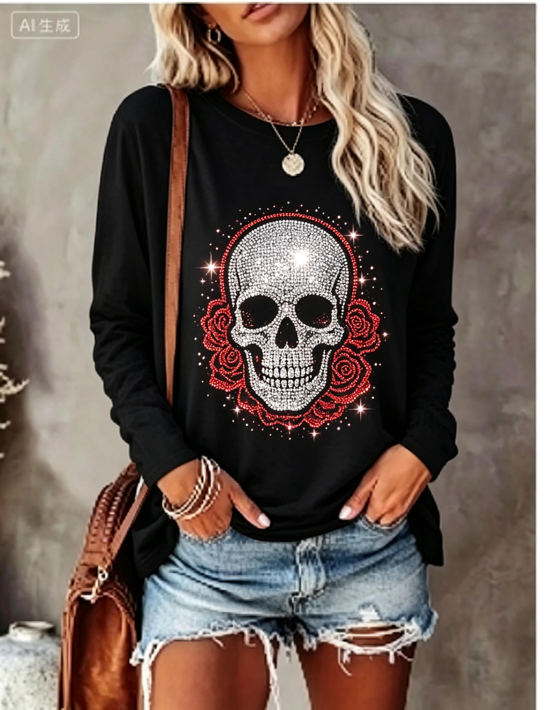 Women Long Sleeve T‑Shirt Simu - đánh giá và giá Blouses