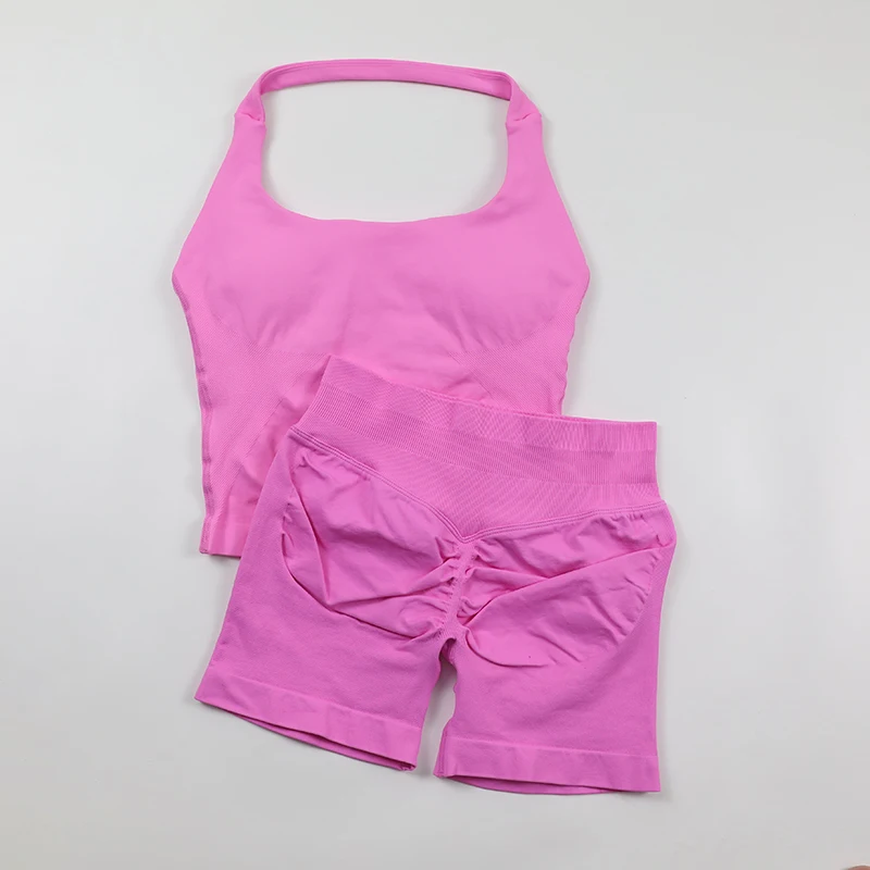 Seamless Yoga Set Womens Backl - đánh giá và giá Seamless Ribbed Workout Tank Top