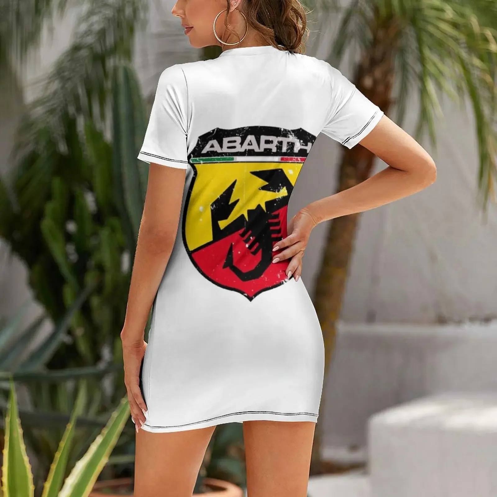 Abarthlogo Classic T-Shirt Sho - đánh giá và giá Korean Style A Line Shirt Dress