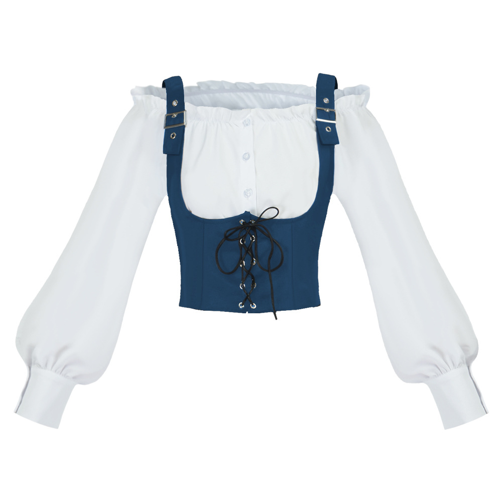 Retro Western Style Women Blou - đánh giá và giá Blouses